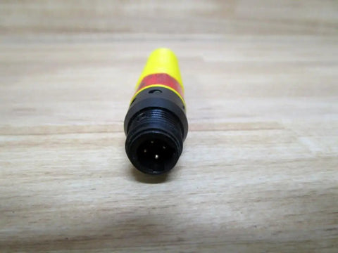 Boss Level Photoelectric Sensor 20 To 250 V AC Power For Industrial Automation Easy Mounting Rock Solid Object Detection S183EQ1 Model D234566 Great For Conveyors And Packaging Lines, yellow cylindrical sensor with black connector