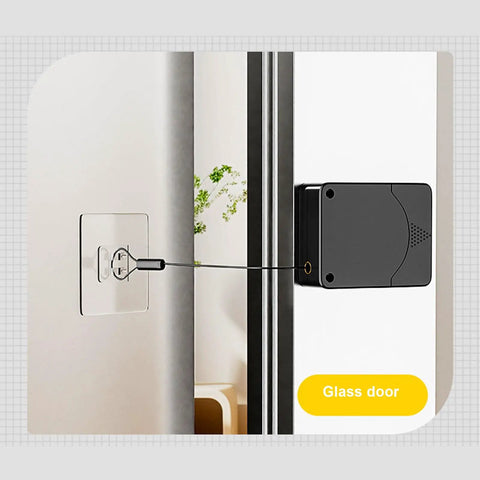 Retractable Door Closer No Drill 1200g Tension With Steel Drawstring For Sliding Glass Screen Doors Single And Double