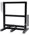 Open Air PC Case Frame For DIY Builds, Vertical Test Bench Chassis Rack For ITX ATX MATX Motherboards, black open frame.