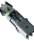 Super Durable 373 Piece Weatherpack Connector Kit With Removal Tool Male Female Terms And Housings In 1 To 5 Pin Configs For 20 Amp Wires 10 20 Gage Perfect For Any Auto Repair Job, black 3-pin Weatherpack housing with green seal