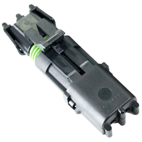 Super Durable 373 Piece Weatherpack Connector Kit With Removal Tool Male Female Terms And Housings In 1 To 5 Pin Configs For 20 Amp Wires 10 20 Gage Perfect For Any Auto Repair Job, black 3-pin Weatherpack housing with green seal