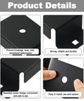 Tough As Nails Stake Pocket Brackets Plug Into Flatbed Trailer Tie Down Anchors and 8 pack showing product features and design.