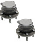 Heavy Duty Rear Wheel Bearing And Hub Assembly Set With Integrated Abs Sensor Fits Chevrolet Bolt Ev Cruze Volt, two-piece metal design.