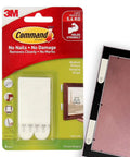 Damage-Free Picture Hanging Strips White Grip Up To 12 Lbs For Indoor Use Includes 4 Pairs 8 Strips For Frames Up To 18 By 24 Inches No Nails No Mess Decor Solution packaging