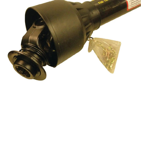 Close-up of PTO Driveline Shaft Series 4 Tri-Tube 35 HP 540 RPM with ring and ball lock