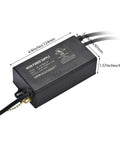 6.5kV Neon Sign Transformer For Glass Neon Art, 120V AC Power Supply, compact UL listed unit with plug and play on off cable switch.