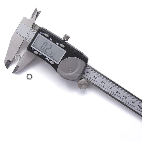 Micro Bearing Washers For Knife Pivots Dope Stainless Steel Universal Folding Knife Pivot Bearings Low Friction Upgrade For Repairs And Custom Builds 0.272 Inch Outer Diameter 0.158 Inch Inner Diameter 0.040 Inch Thick, measured with caliper