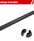Plobeda wheel bearing race tool set with knurled black steel handle and two split race adapters for Harley Davidson