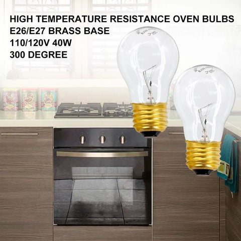 120V A15 40W Clear Appliance Light Bulbs With Medium Base For Refrigerators Ovens And Lava Lamps Heat Resistant Up To 572F
