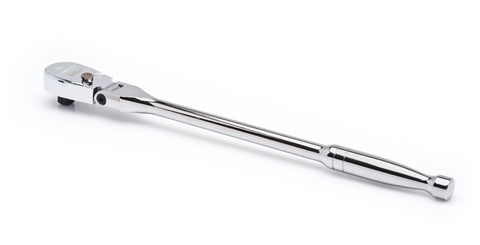 1/4 Inch Drive 120XP Teardrop Ratchet With Extra Long 9 Inch Handle For Tight Spaces, 60 Tooth Dual Pawl Design Delivers Fast Smooth Turns