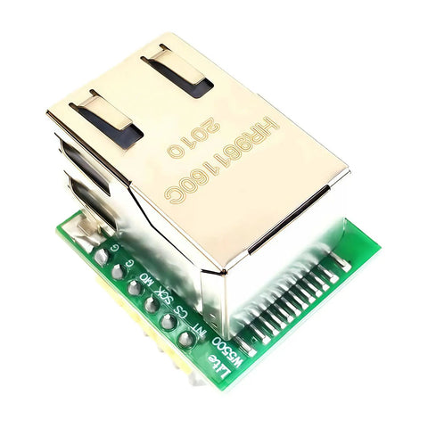 W5500 Ethernet Networking Module For Microcontrollers With SPI Connectivity Eight Socket Support 3V3 Operation