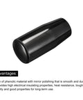 Revolving Handle Grip For Lathes And Milling Machines, Phenolic Handle With M8x1.25 Thread, 40mm Length, 18mm Diameter, Black