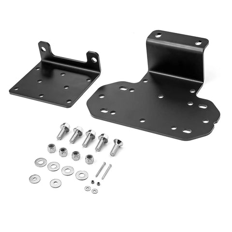 Front Winch Mounting Bracket Plate Kit For Yamaha Rhino 450 660 700 2003 2013 Beefy Steel Construction Easy Bolt On Install