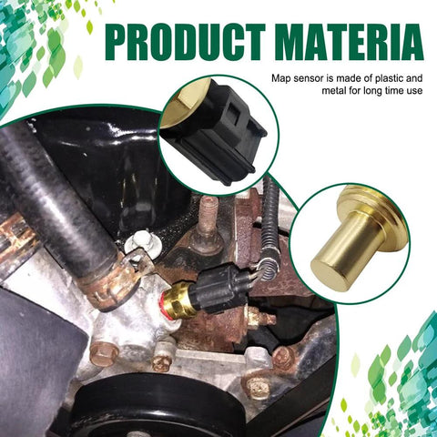 Installed Middrivr coolant temperature sensor in Jeep Grand Cherokee; black connector, brass probe