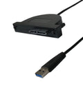 USB 3.0 SATA Slimline Optical Disc Drive Cable 6 Pin And 7 Pin For Laptop CD DVD RW Blu Ray Drive USB 3.0 Interface Hot Plug Plug And Play Portable Lightweight And Easy to Carry, black USB adapter cable
