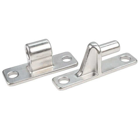 Dang Tough 304 Stainless Steel Heavy Duty Gate Hinges For Rust Proof Barn Door And Fence Brackets Built To Last With Easy No Sweat Outdoor Installation Projects in silver