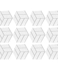 12 Pack Hexagonal Acoustic Wall Panels Sound Absorbing Polyester Foam Tiles For Home Studio Bedroom Decor Soundproofing displayed in a grid