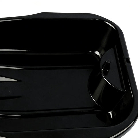 Heavy Duty Oil Drain Pan With Giant Capacity And Leak Proof Design For Super Smooth Auto Repairs And Parts Cleaning, top view showing clean interior.