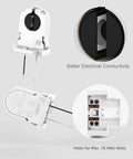 Screw Type T8 Lamp Holder With Wires 50 Pack UL Listed Non Shunted Tombstone Light Socket, wiring detail shown