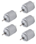 5 Pack 1-6V DC Mini Motors For RC Boats And Planes Dope Do It Yourself Hobby Kit 5000-20000RPM 21mm Diameter By 25mm Length 2mm Shaft