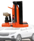 Heavy Duty Hydraulic Claws Toe Jack Featuring 20mm Steel Pads And A Generous 115mm Lift Range For Low Profile Auto And Machine Jobs That Move 2.5 Tons Without Breaking A Sweat, orange design.