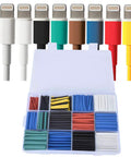 Awesome 670 Piece Assorted Heat Shrink Tubing Kit For Heavy Duty Electrical Insulation And Waterproof Cable Bundling In Multicolor Polyolefin Material Perfect For DIY Repair Projects And RC Drones By Professionals, assorted sizes