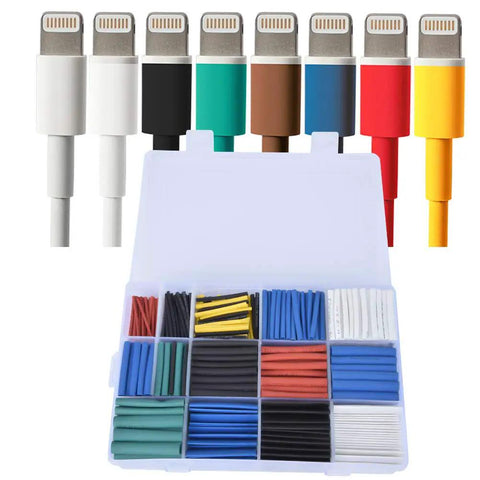 Awesome 670 Piece Assorted Heat Shrink Tubing Kit For Heavy Duty Electrical Insulation And Waterproof Cable Bundling In Multicolor Polyolefin Material Perfect For DIY Repair Projects And RC Drones By Professionals, assorted sizes