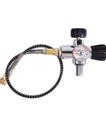 M18x1.5 DIN Valve Scuba Adapter For Paintball Fill Station With High Pressure Gauge 4500 PSI For HPA And PCP Air Tanks