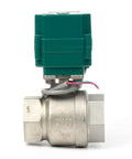 1-1/2 Inch Motorized Ball Valve With Full Port 304 Stainless Steel NSF Certified For Drinking Water Use Built To Last Workhorse