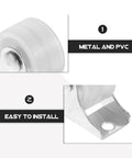 Ultra Silent PVC Caster Wheels for Office Chairs and Furniture close-up, metal and PVC materials, easy to install design.