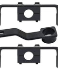 3-piece black metal crankshaft positioning and camshaft holding tool kit with clamp blocks and curved lever