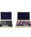 Valve Seat Grinder Stones Kit For Automotive Cylinder Heads Sioux Style Combo with 12 Grinding Stones in wooden box set