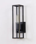 Dang Stylish Vintage Industrial Wall Sconce Lights With Solid Iron Frame Hella Bright LED Wall Lamp mounted on a wall.