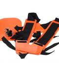 Universal Shoulder Strap Trimmer Harness Kit with padded straps, quick release clips, fits string trimmers, weedeaters, brush cutters.