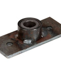 Genuine Trunnion Bushing Assembly CK1611597 Straight Up Heavy Duty Oem Replacement With Precision Machined Parts For Commercial Kitchen Equipment Built Tough Zero Drama Installation Solved, showing a metal assembly with a round bushing mounted on a flat plate.
