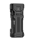 X1Pro Rechargeable Flashlight With Beast 12300 Lumens, 410 Meters Beam, flat design, shown from side angle