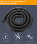 Do It All Pipe Insulation Foam Tube One And One Quarter Inch Inner Diameter Three Eighths Inch Wall Thickness Six Foot Long coiled
