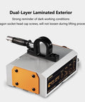 Heavy Duty Permanent Magnetic Lifter With 2200 Lb Capacity Built Dang Tough For Crushing Steel Plates And Round Bars Industrial Hoist Magnet with hexagon socket head cap screws.