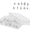 12 Size Push Press Button Tool Set for Watchmakers Alloy Construction Includes Storage Box DIY and Pro Grade Watch Repair Kit