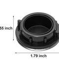 Stainless Steel Sink Hole Plug Cover Two Pack Fits One To One Point Four Inch Faucet Hole Easy Install No Tools Required Rust Resistant Durable