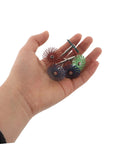 Radial Bristle Disc Buffing Wheel Kit With 3mm Shank For Fine Detailing, various colored discs in hand for woodworking.