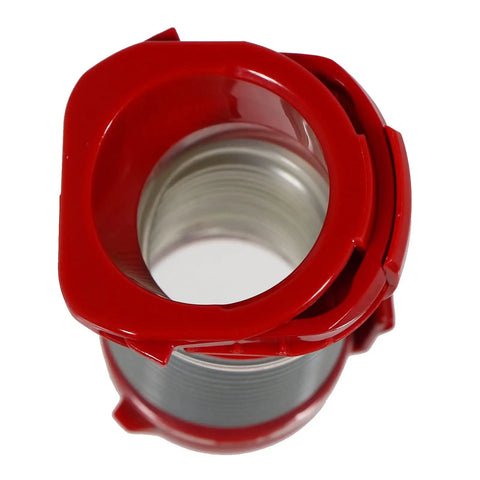 Top view of internal vacuum hose for UP77 and UP14 models, red and gray replacement part, durable fit no fuss installation accessory.