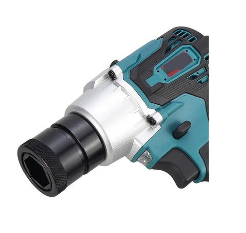 Pro Workhorse Cordless Electric Rivet Gun With Brushless Motor Automatic Rivet Nut Setter For Aluminum Steel Rechargeable close-up view.
