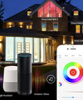 Smart WiFi LED Light Bulbs RGB CW Multicolor Dimmable A19 E26 No Hub Needed Works With Alexa Google Home Siri IFTTT setup