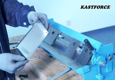 Box And Pan Brake Sheet Metal Folder For 24 Inch Capacity, 20 Gauge Mild Steel, forming sheet metal with finger dies