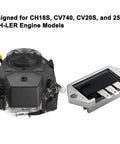 Voltage Regulator Rectifier Replacement For 8 To 25 HP Engines With 15 Amp Alternators Kohler Compatible beside engine model