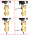 Brass Shaft Coupling Connector For Motor Shaft Extension From Three Point One Seven Millimeter To Four Millimeter Ten Pack Includes Two Allen Wrenches And Forty Screws, brass coupling on motor shaft