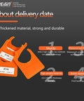 Pro Grade HSK63 CNC Tool Handle Marking Card Built Like A Tank Durable ABS Cutting Tool Chuck Identifier mounted on tool holder