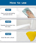 How to use Fast Drying Wall Repair Paste For Cracks And Holes, Multi Function Drywall Patch Kit With Scraper And Sandpaper