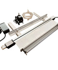 Reliable 110V Acrylic Bending Machine With Dual Water Cooling Strip Heater For Pvc Plastic Sheets, compact design with power supply and tubing.
